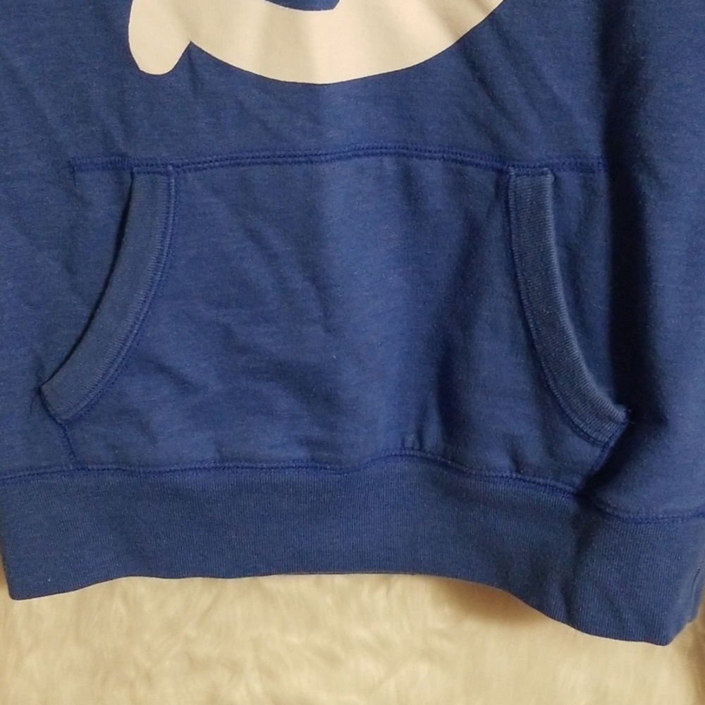 Pink XS hoodie with kangaroo pocket peace sign - Picture 5 of 7